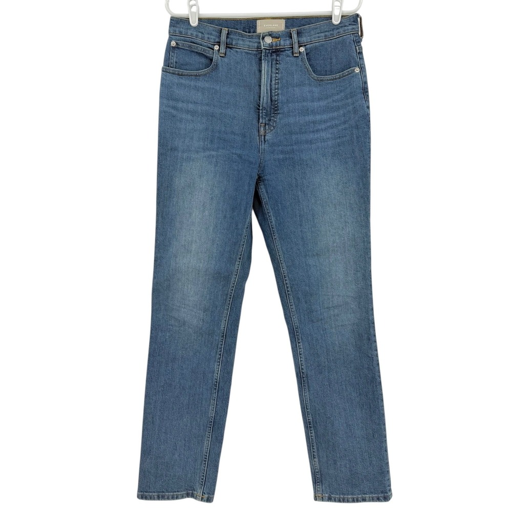 EVERLANE Women's The Way High Slim Stretch Blue Denim Jeans Size 30 Regular